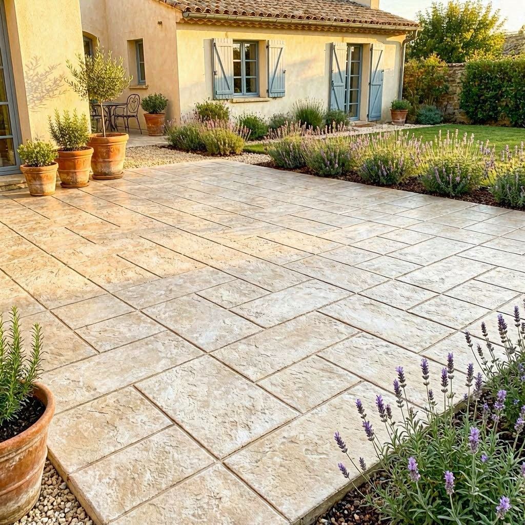 prix béton imprimé m²