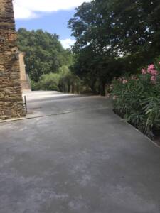 Dalle béton industrielle 15cm d'épaisseur, lissage àl'hélicoptère